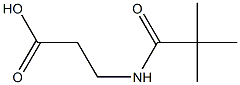 3-[(2,2-DIMETHYLPROPANOYL)AMINO]PROPANOIC ACID Struktur