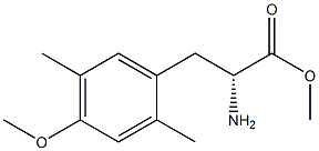 METHYL (2R)-2-AMINO-3-(4-METHOXY-2,5-DIMETHYLPHENYL)PROPANOATE Struktur