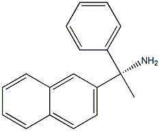 (1S)-1-(2-NAPHTHYL)-1-PHENYLETHYLAMINE Struktur