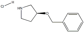 (S)-3-BENZYLOXY-PYRROLIDINE HYDROCHLORIDE Struktur