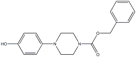 1-CBZ-4-(4-HYDROXY-PHENYL)-PIPERAZINE Struktur