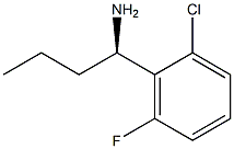 (1R)-1-(2-CHLORO-6-FLUOROPHENYL)BUTYLAMINE Struktur