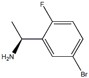 (1S)-1-(5-BROMO-2-FLUOROPHENYL)ETHYLAMINE Struktur