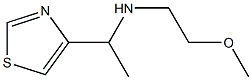 (2-METHOXY-ETHYL)-(1-THIAZOL-4-YL-ETHYL)-AMINE Struktur