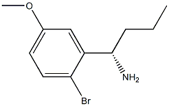 (1S)-1-(2-BROMO-5-METHOXYPHENYL)BUTYLAMINE Struktur