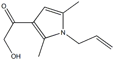 1-(1-ALLYL-2,5-DIMETHYL-1H-PYRROL-3-YL)-2-HYDROXYETHANONE Struktur