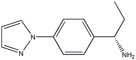 (1S)-1-(4-PYRAZOLYLPHENYL)PROPYLAMINE Struktur