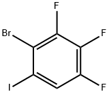 2-BROMO-3,4,5-TRIFLUOROIODOBENZENE Struktur