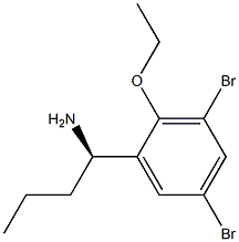 (1R)-1-(3,5-DIBROMO-2-ETHOXYPHENYL)BUTYLAMINE Struktur