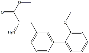 METHYL (2S)-2-AMINO-3-[3-(2-METHOXYPHENYL)PHENYL]PROPANOATE Struktur