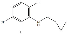 (1R)(3-CHLORO-2,6-DIFLUOROPHENYL)CYCLOPROPYLMETHYLAMINE Struktur