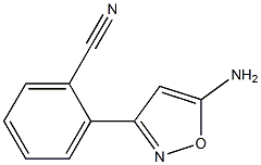 2-(5-AMINO-ISOXAZOL-3-YL)-BENZONITRILE Struktur