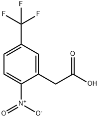 (2-NITRO-5-TRIFLUOROMETHYLPHENYL)ACETIC ACID Struktur