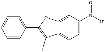 3-IODO-6-NITRO-2-PHENYL-BENZOFURAN Struktur