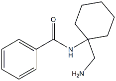 N-[1-(AMINOMETHYL)CYCLOHEXYL]BENZAMIDE Struktur