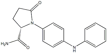 N-(4-ANILINOPHENYL)-5-OXOPROLINAMIDE Struktur