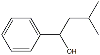 3-METHYL-1-PHENYLBUTAN-1-OL Struktur