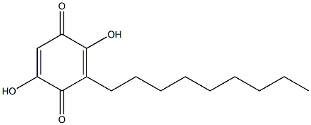 2,5-DIHYDROXY-3-NONYL-[1,4]BENZOQUINONE Struktur