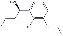 2-((1R)-1-AMINOBUTYL)-6-ETHOXYPHENOL Struktur