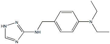 N-(4-(DIETHYLAMINO)BENZYL)-1H-1,2,4-TRIAZOL-3-AMINE Struktur