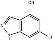 6-CHLORO-4-HYDROXY (1H)INDAZOLE Struktur