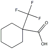 1-(TRIFLUOROMETHYL)CYCLOHEXANE-1-CARBOXYLIC ACID Struktur