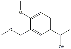 1-[4-METHOXY-3-(METHOXYMETHYL)PHENYL]ETHANOL Struktur