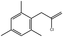 2-CHLORO-3-(2,4,6-TRIMETHYLPHENYL)-1-PROPENE Struktur