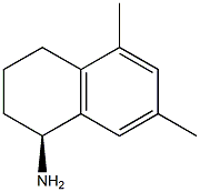 (1S)-5,7-DIMETHYL-1,2,3,4-TETRAHYDRONAPHTHYLAMINE Struktur