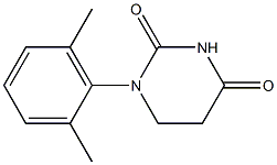 1-(2,6-DIMETHYL-PHENYL)-DIHYDRO-PYRIMIDINE-2,4-DIONE Struktur