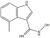 N-HYDROXY-4-METHYLINDOLE-3-CARBOXAMIDINE Struktur