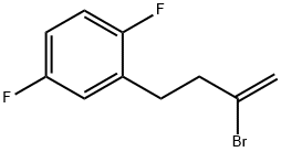 2-BROMO-4-(2,5-DIFLUOROPHENYL)-1-BUTENE Struktur