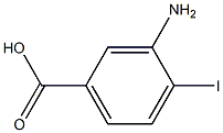 3-AMINO-4-IODOBENZOIC ACID Struktur