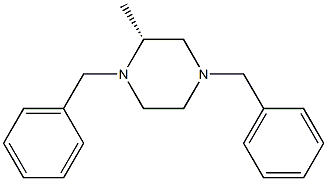 (R)-1,4-DIBENZYL-2-METHYLPIPERAZINE Struktur