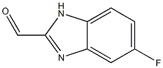 1H-BENZIMIDAZOLE-2-CARBOXALDEHYDE, 5-FLUORO- Struktur