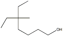 5,5-DIETHYL-1-HEXANOL Struktur