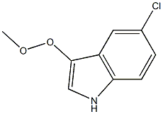 5-CHLORO-3-METHYLPEROXYINDOLE Struktur