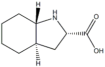 (2S,3AR,7AS)-OCTAHYDRO-INDOLE-2-CARBOXYLIC ACID Struktur