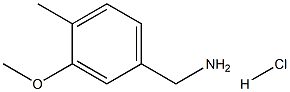 3-METHOXY-4-METHYLBENZYLAMINE HYDROCHLORIDE Struktur