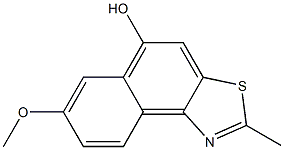 7-METHOXY-2-METHYL-NAPHTHO[1,2-D]THIAZOL-5-OL Struktur