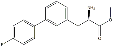 METHYL (2R)-2-AMINO-3-[3-(4-FLUOROPHENYL)PHENYL]PROPANOATE Struktur