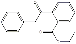 ETHYL 2-(1-OXO-2-PHENYLETHYL)BENZOATE Struktur