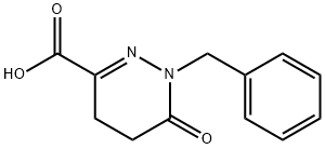 1-BENZYL-6-OXO-1,4,5,6-TETRAHYDROPYRIDAZINE-3-CARBOXYLIC ACID Struktur