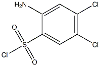 2-AMINO-4,5-DICHLORO-BENZENESULFONYL CHLORIDE Struktur