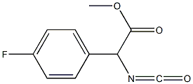 METHYL 4-FLUOROPHENYL-2-ISOCYANATOACETATE Struktur