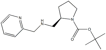 (R)-1-BOC-2-([(PYRIDIN-2-YLMETHYL)-AMINO]-METHYL)-PYRROLIDINE Struktur