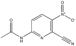 N-(6-CYANO-5-NITROPYRIDIN-2-YL)ACETAMIDE Struktur