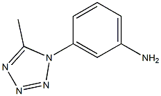 3-(5-METHYL-TETRAZOL-1-YL)-PHENYLAMINE Struktur