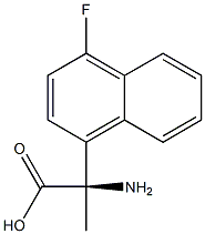 (2R)-2-AMINO-2-(4-FLUORONAPHTHYL)PROPANOIC ACID Struktur