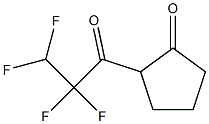 2-(2,2,3,3-TETRAFLUOROPROPANOYL)CYCLOPENTANONE Struktur